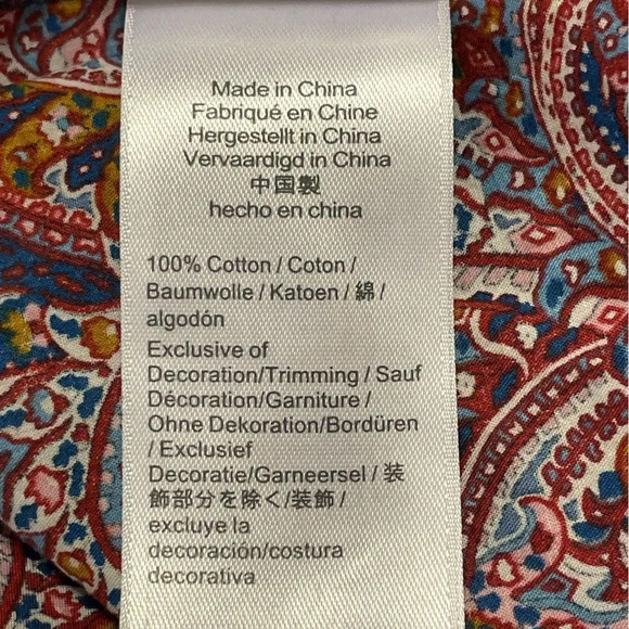 J. CREW NWOT Pajama Tank Top‎ in Liberty Fabric *Top Only* - Picture 8 of 9